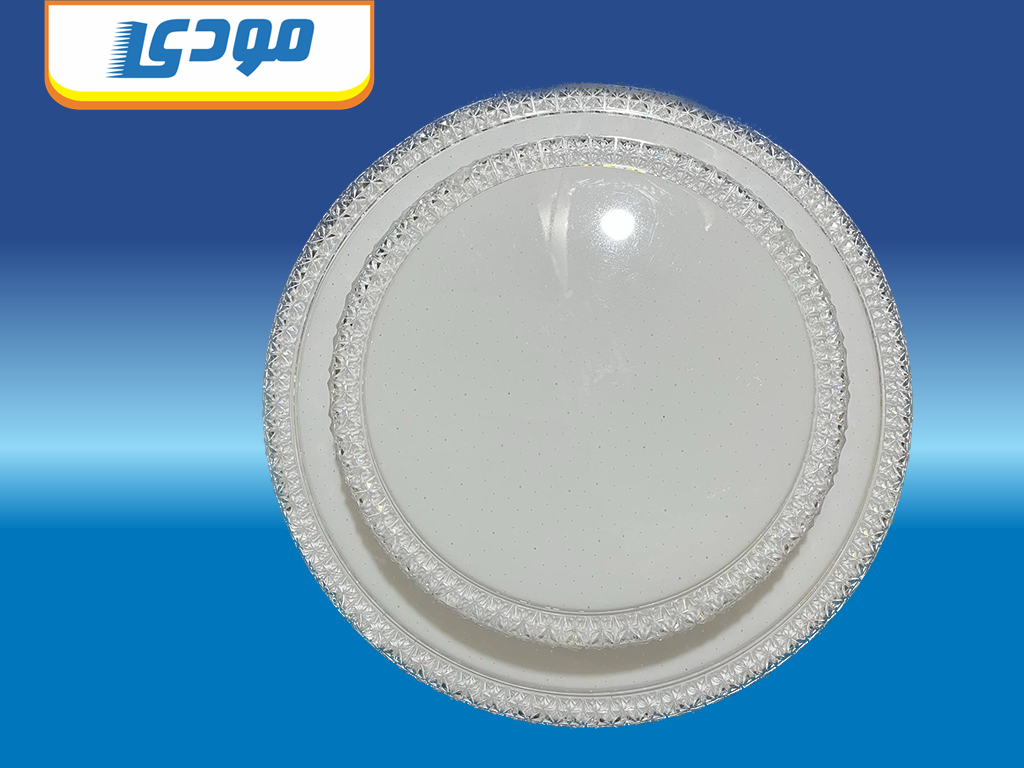چراغ سقفی ۷۲ وات گرد کریستالی مودی